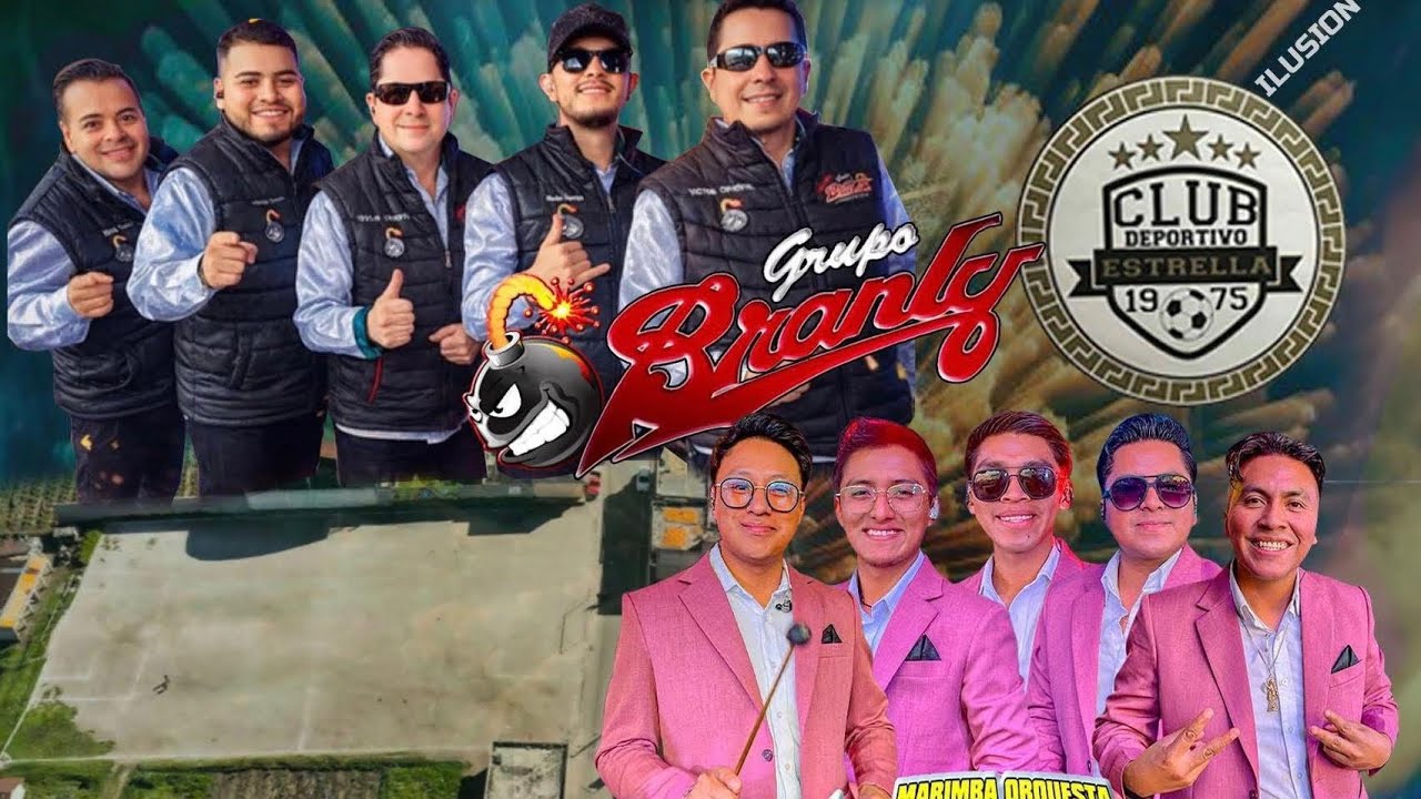 Grupo Branly y Los Legendarios de Zunil en Aldea Tacajalve presentado por club deportivo estrella