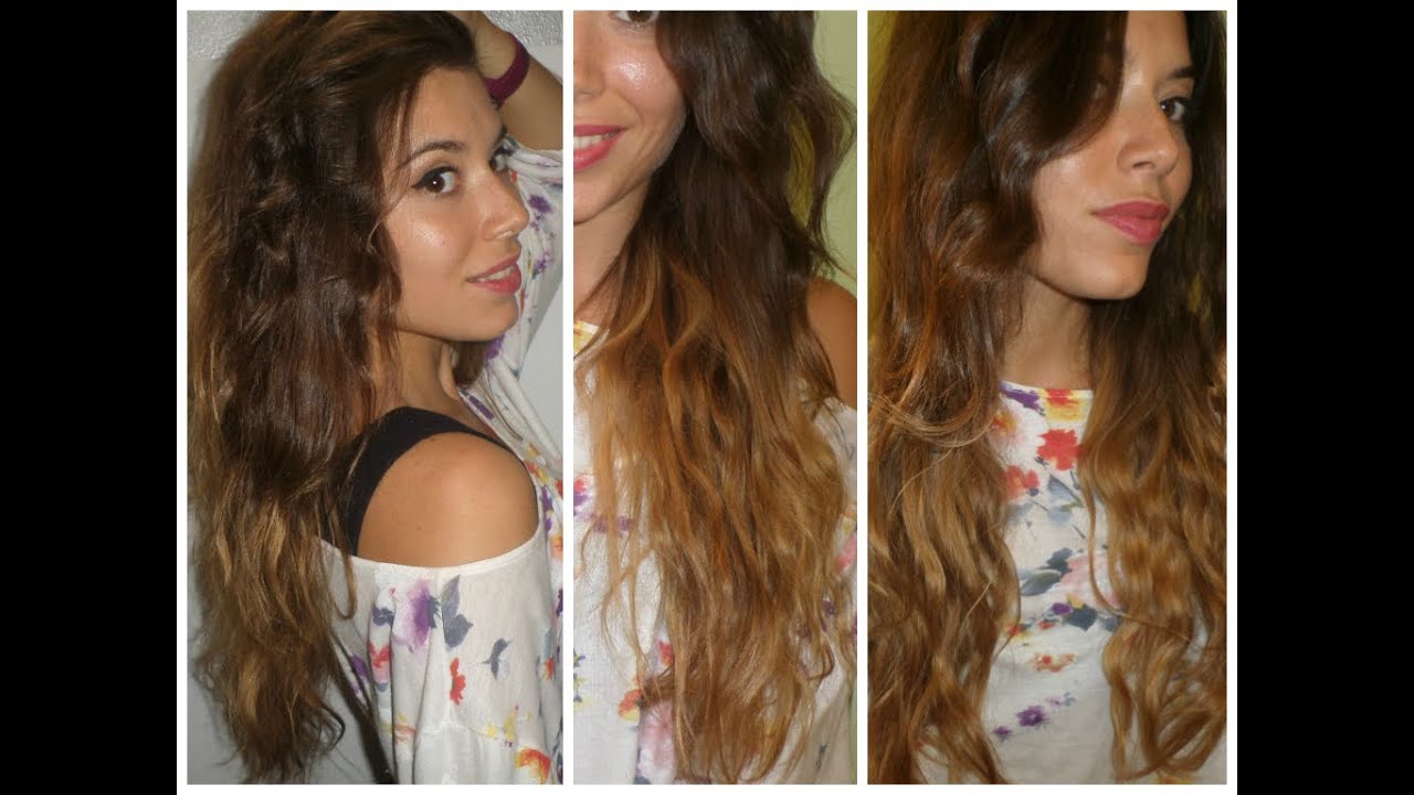 Capelli MOSSI BELLISSIMI SENZA PIASTRA/FERRO solo con 2 elastici! Heatless Wavy Hair! | Spink