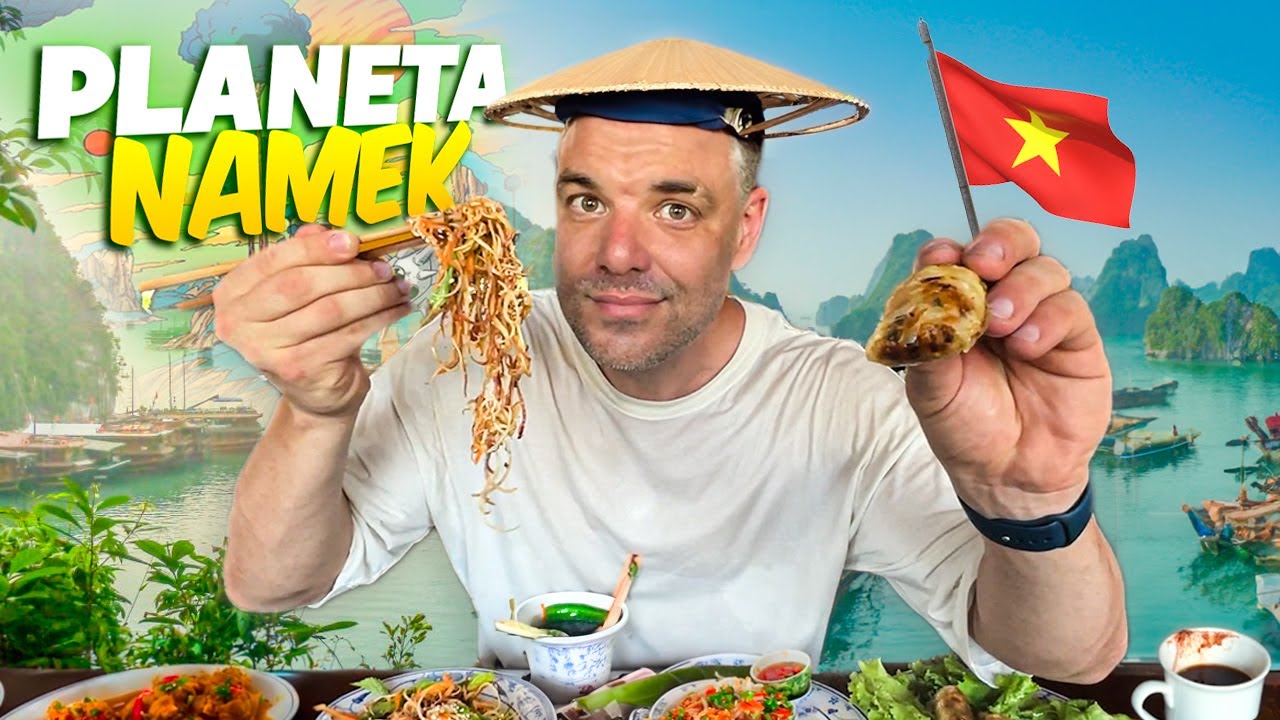 COMIENDO en el BUFFET DEL CRUCERO MÁS FAMOSO de VIETNAM! | LA BAHIA DE HALONG, NAMEK en la TIERRA