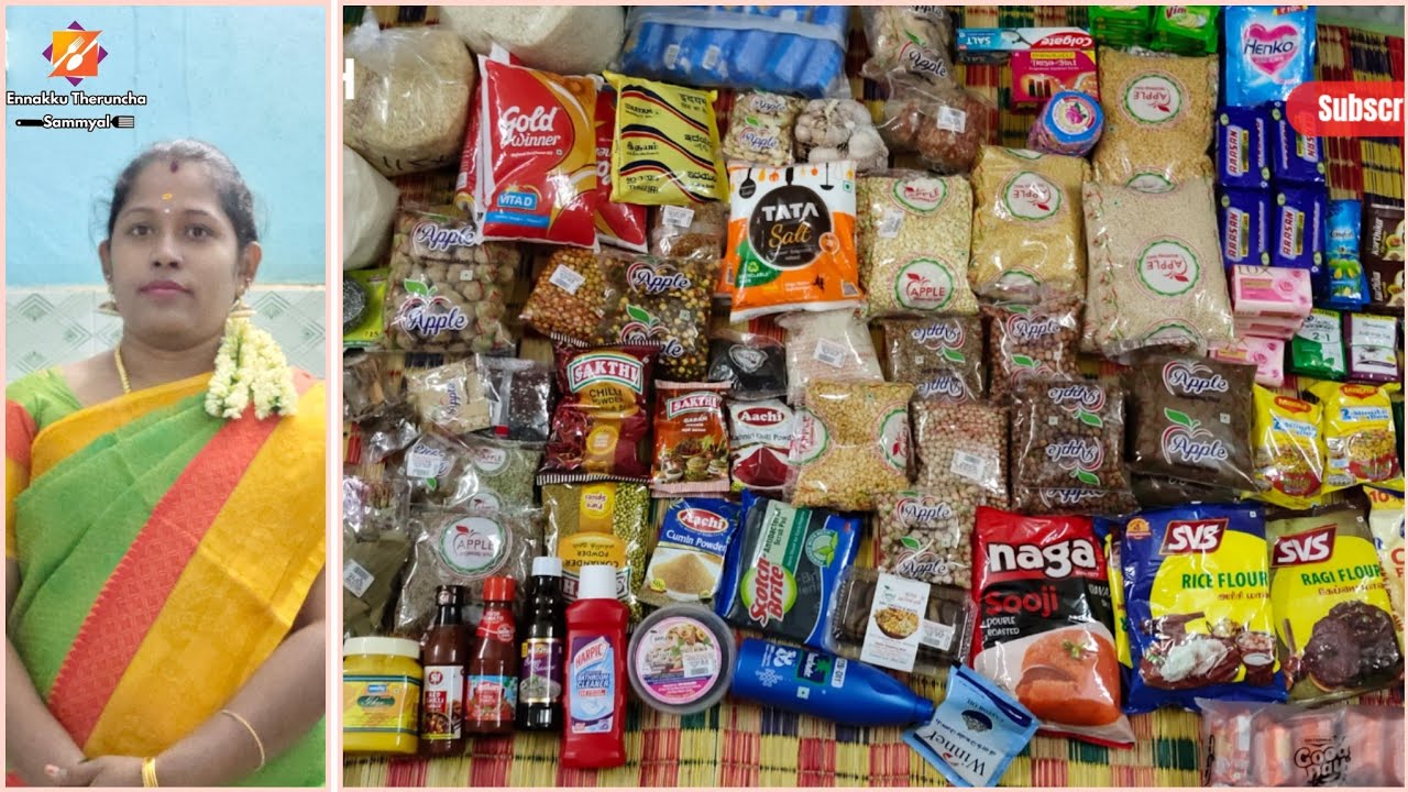 ஒரு மாசத்துக்கு 4 பேருக்கு இனிமே இப்படித்தான் வாங்கணும் | Monthly Grocery Shopping list | #howto