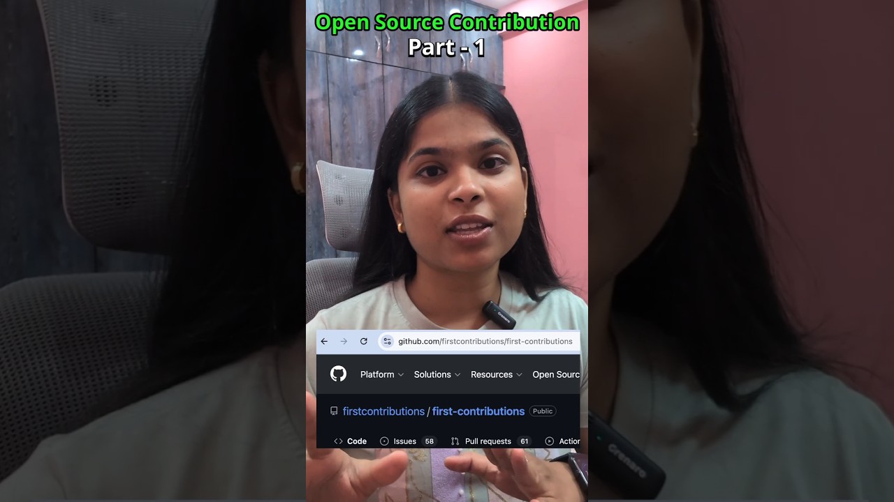 Open Source Contributions Part-1 #short #coding #opensource