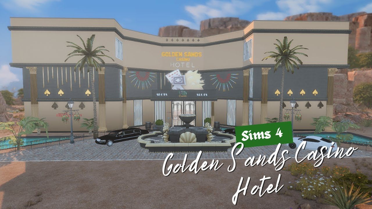Sims 4 | Golden Sand Casino Hotel  + Download link