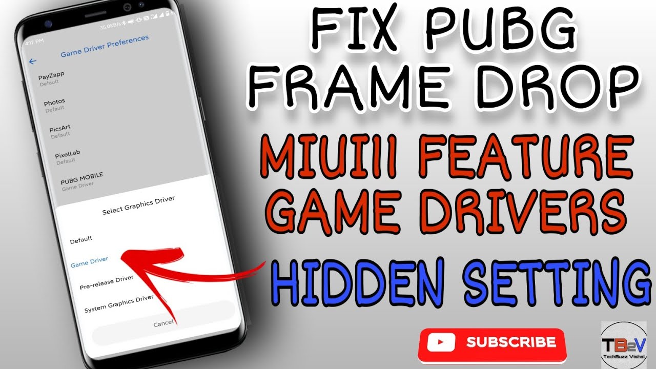 Now Fix PUBG MOBILE Frame Drop Rate | MIUI 11 New Feature Game Driver Preferences | Hidden Settings