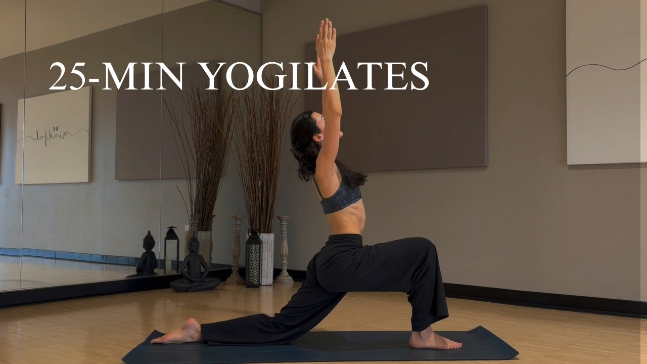 25-Min Yogilates Morning Flow | Yoga + Pilates Fusion | Mobility + Strength (No Equipment) 