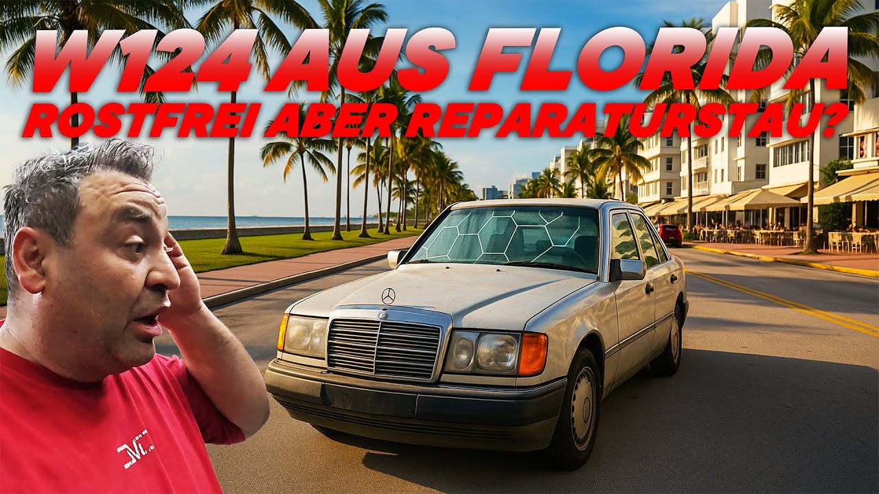 Mercedes W124 280 aus Florida! - Kein Rost, dafür Reparaturstau? - Wir erneuern einmal alles!