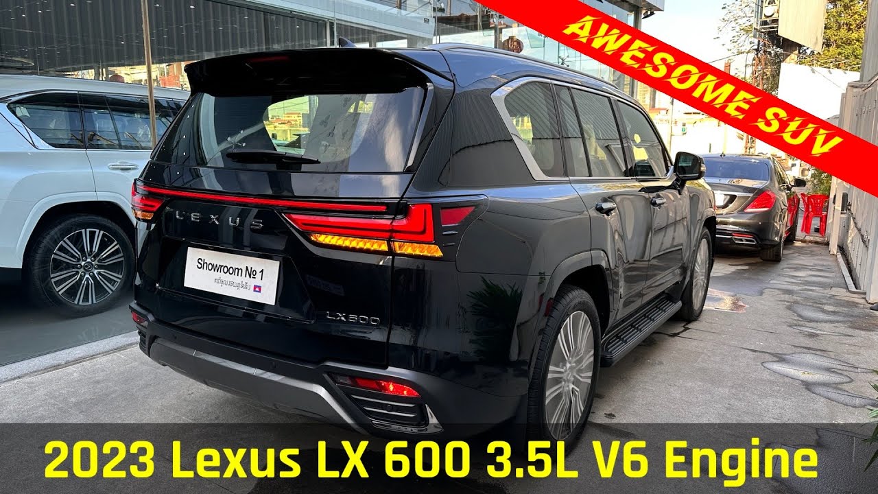 2023 Lexus LX 600 3.5L Black - Awesome SUV 7 Seats | Exterior, Interior Walkaround