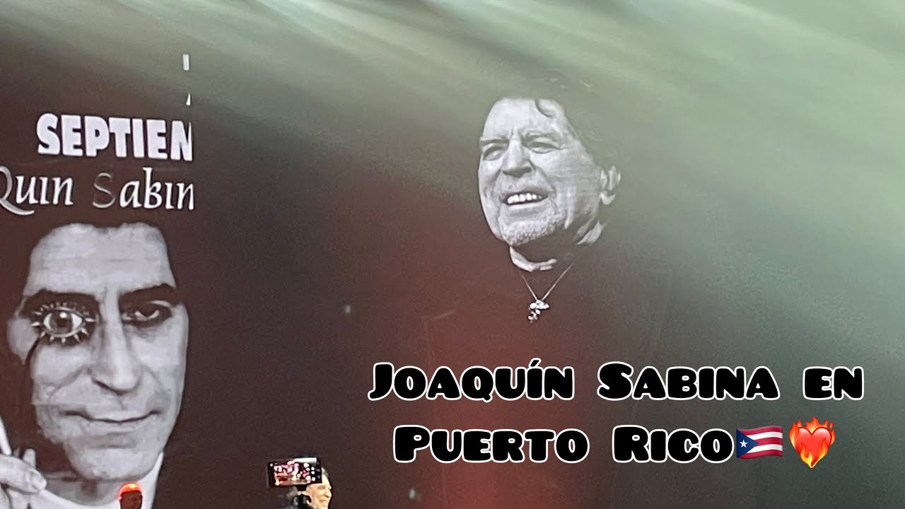 Fui al concierto de Joaquín Sabina en Puerto Rico | Faby Martínez