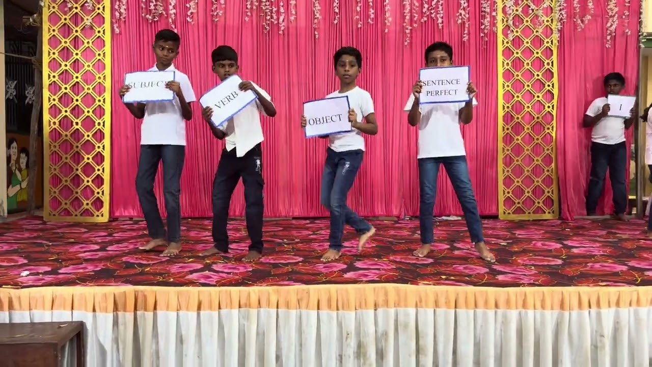 A dance inspired by grammar