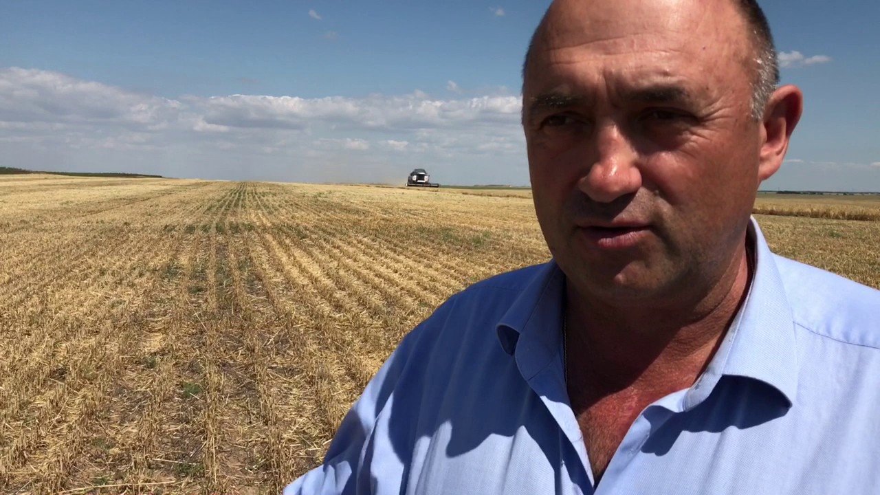 Уборка ячменя у Сергея Перепелицы