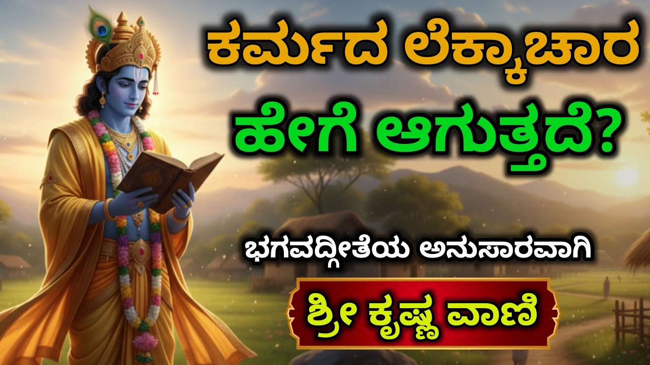 ಕಲಿಯುಗದಲ್ಲಿ ಕರ್ಮದ ಲೆಕ್ಕಾಚಾರ ಹೇಗೆ ಆಗುತ್ತದೆ? | How is karma calculated in the Kali Yuga? #krishna