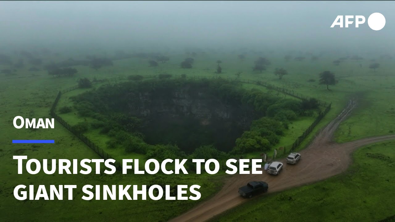 Mind the gap: Oman's giant sinkholes seek to draw in tourists | AFP