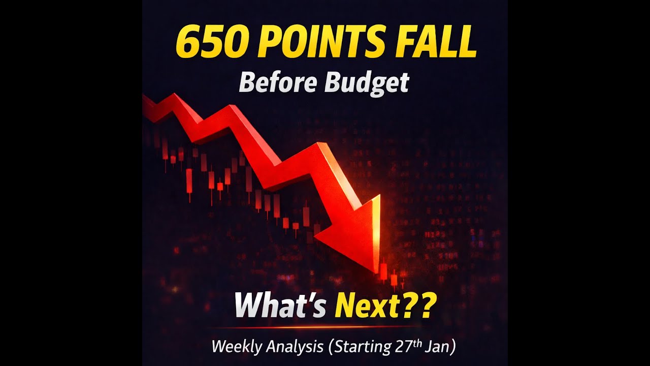 Nifty at a Crossroads! 🚦 Up to 26,000 or Down to 25,000? (Weekly Analysis Jan 19)