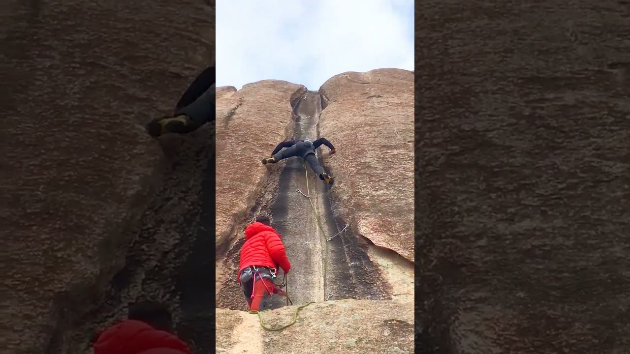 &iexcl;Que me parto! escalada en La Pedriza Los Brezos.