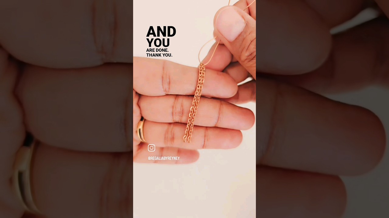 How to cut chains equally for jewelry making?