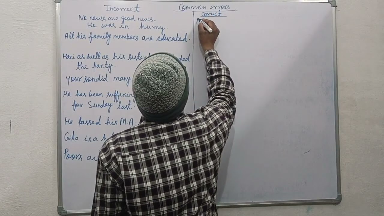 Common  Errors in English 