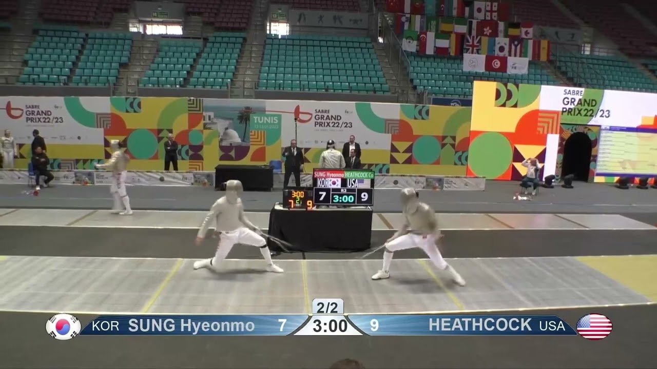 Tunis Grand Prix 2023 SMS - L64 - Sung Hyeonmo KOR v Colin Heathcock USA