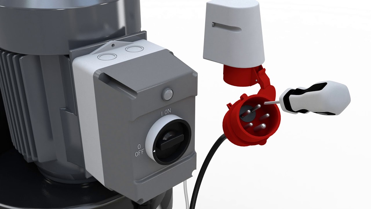 Functionality of a Ruwac Industrial Vacuum Cleaner - Direction of rotation