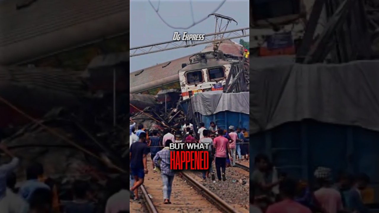 Coromondel Express Accident💔 Life is unpredictable💔 #coromondalexpress  #wap7 #train #railwaycontent