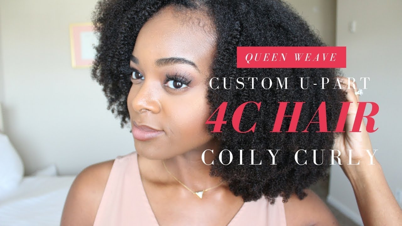 Kinky Curly U-Part w/Leave Out 4c Hair | Custom Wig Sale - Ify Yvonne