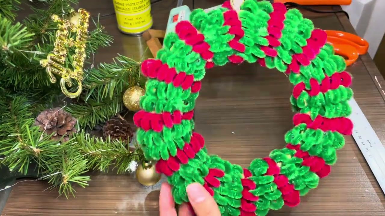 Tutorial de corona navideña🎄