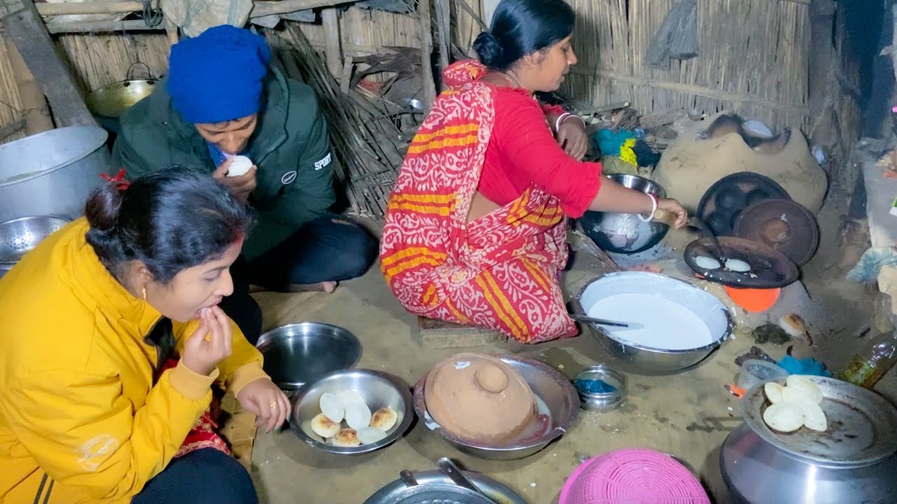 Vlog-135 | শীতের রাতে পিসি বাড়ি গিয়ে হাজির হলাম পিঠা খাবার জন্য |