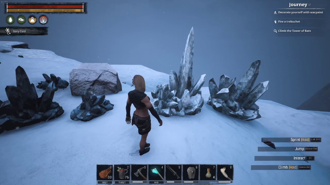 Black ice location - conan exiles