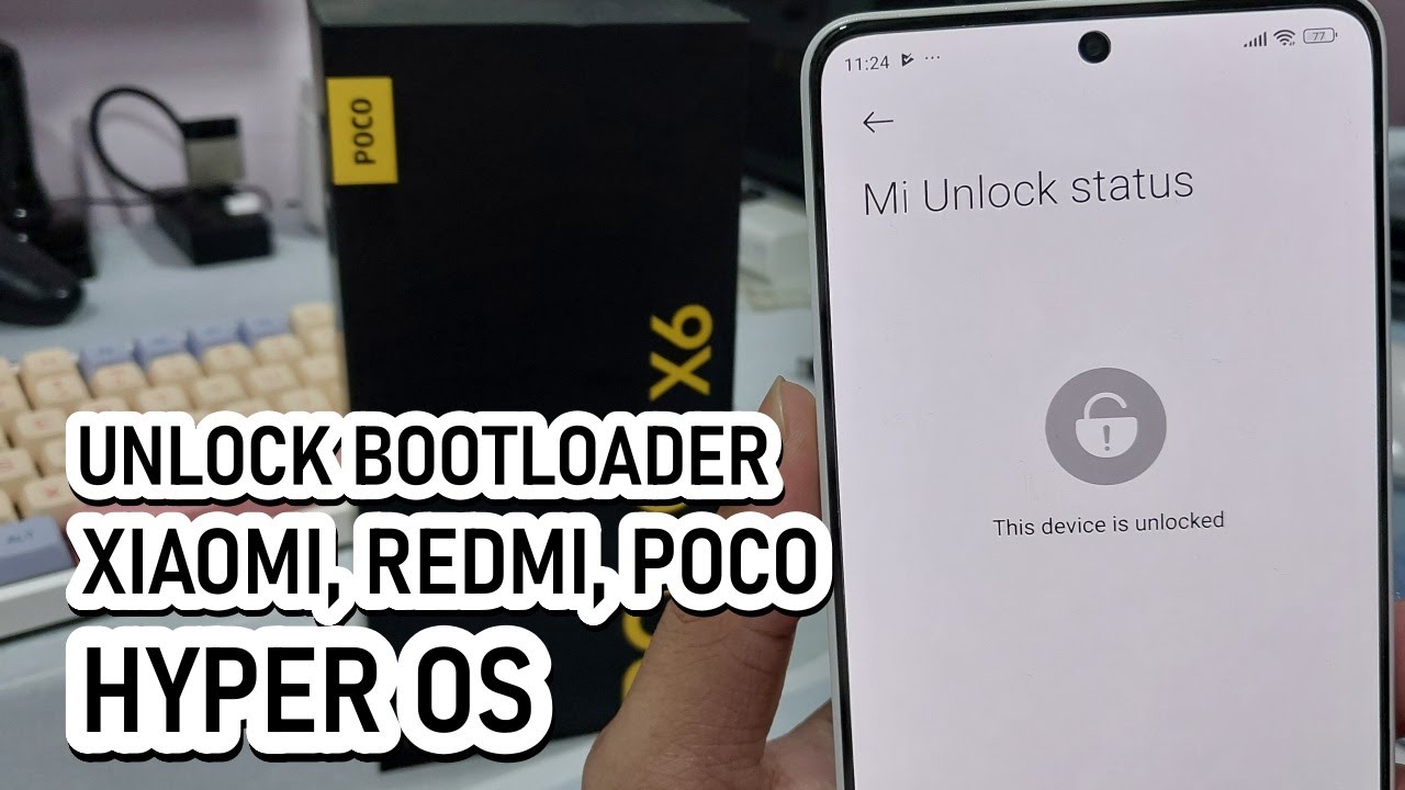 Tutorial Unlock Bootloader POCO HyperOS Tested POCO X6 5G (All Xiaomi)