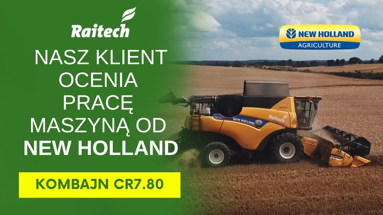 |Kiedyś pracowałem z koniem, teraz mam bestię nie maszynę|  NEW HOLLAND CR7.80