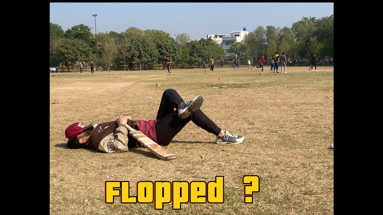 Flopped again | T20 match | tapeball cricket vlog