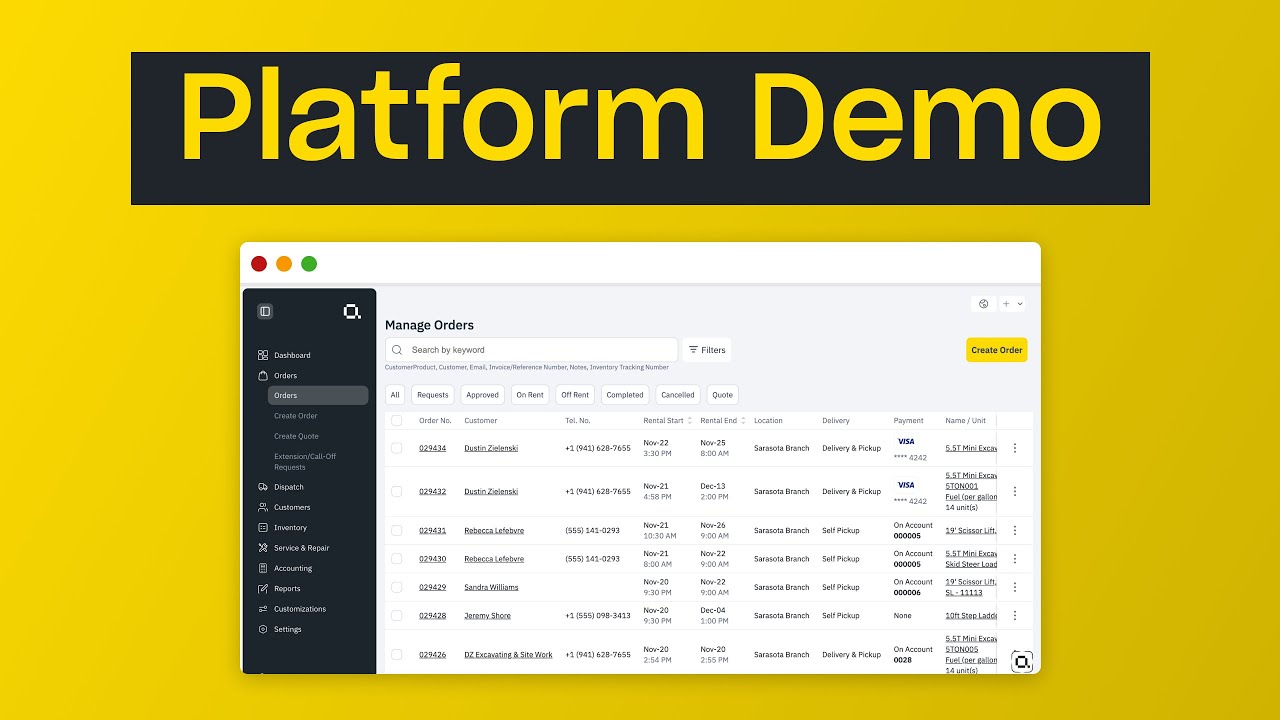 Quipli Equipment Rental Software Demo (Updated October 2024)
