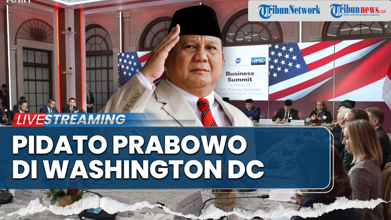 🔴Presiden Prabowo Beri Sambutan pada Roundtable Business Summit di Washington DC, Amerika Serikat
