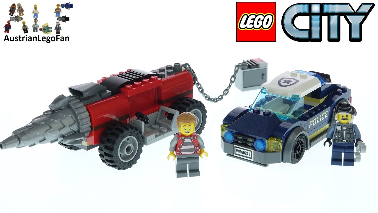 LEGO City 60273 Elite Police Driller Chase - Lego Speed Build Review - AustrianLegoFan