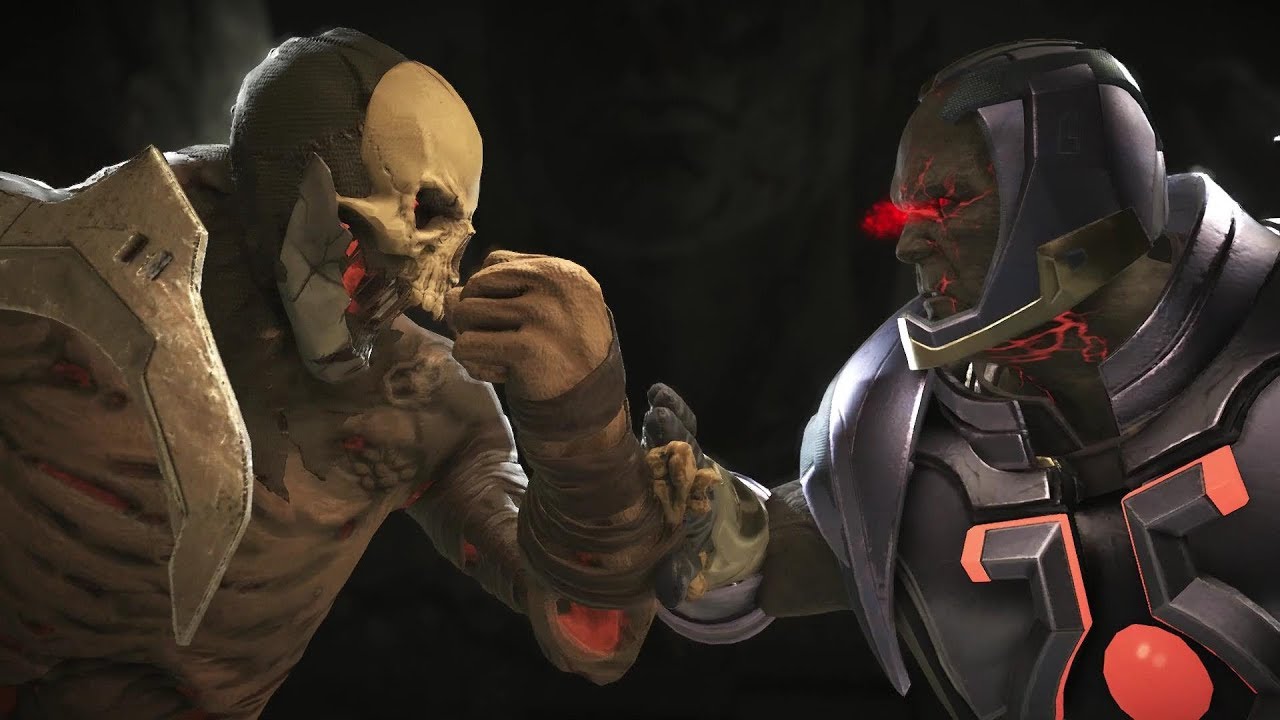 Injustice 2 : Scarecrow Vs Darkseid - All Intro/Outros, Clash Dialogues, Super Moves