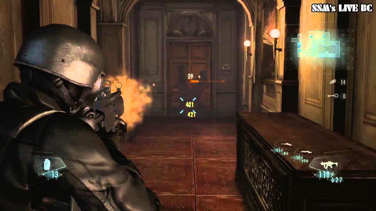 Resident Evil Revelations Raid Mode Abyss Stage 5 Solo Trinity Bonus With Hunk