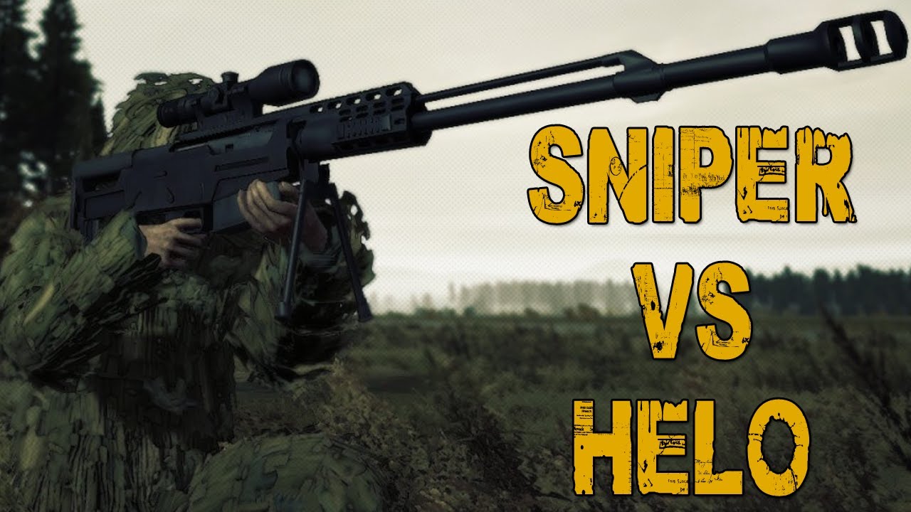 SNIPER VERSUS HELICOPTER! (ARMA 2: Wasteland Squad Gameplay)