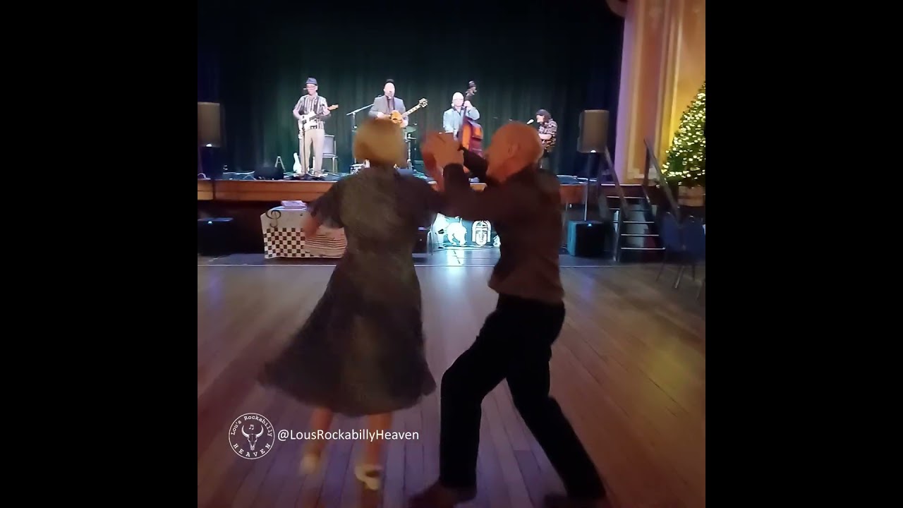Ian & Gaby jiving to Memphis Lee  & The Creepers  (Rayner Rock n Roll NYE 2025)