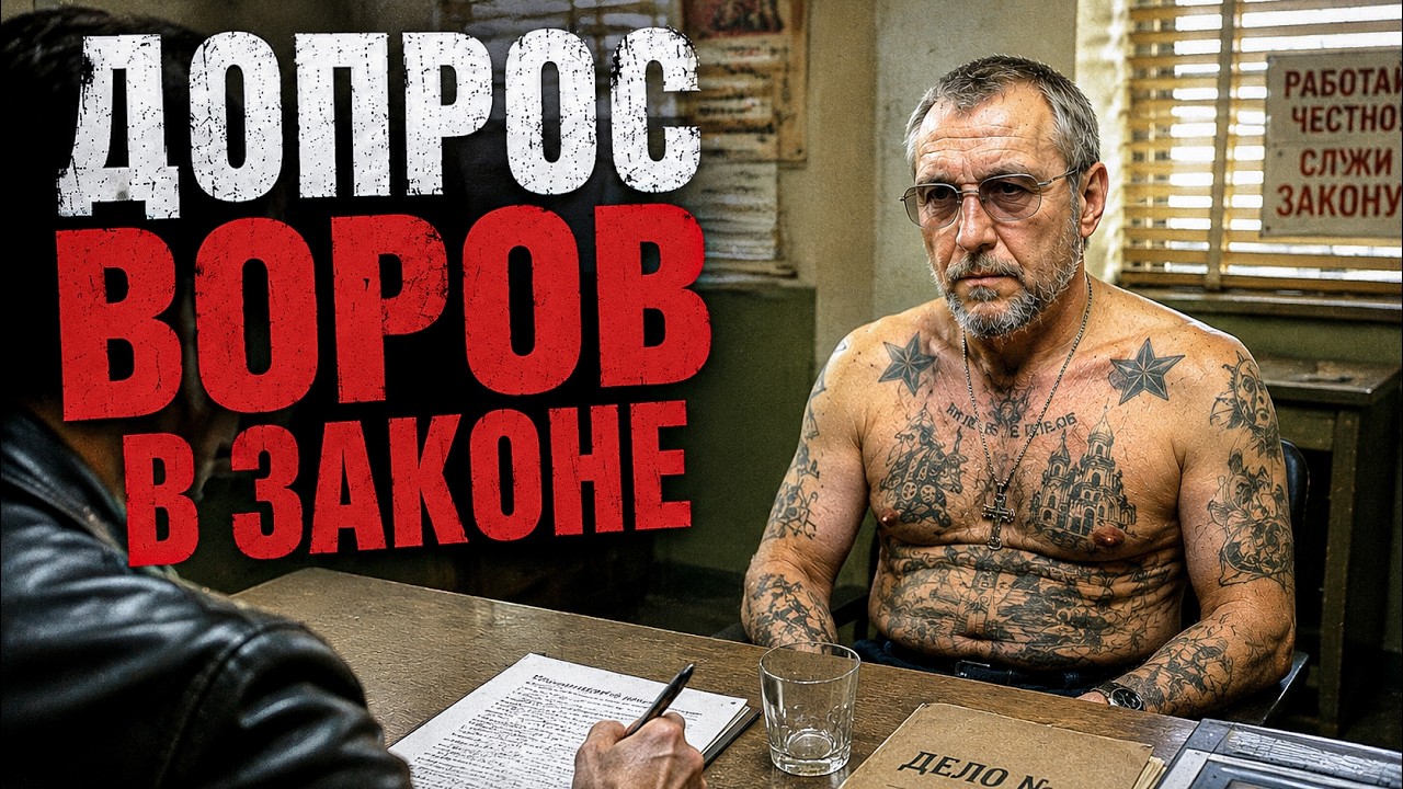 ВОР В ЗАКОНЕ: Редкие кадры допроса и оперативная съемка