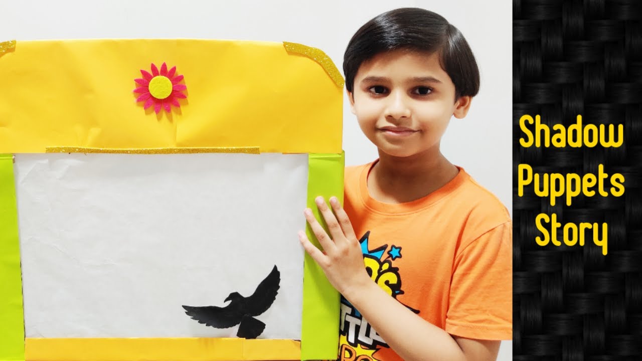 Shadow Puppets Story by Tanay || Story - Who is Happy ? || Shadow Theatre Project for kids