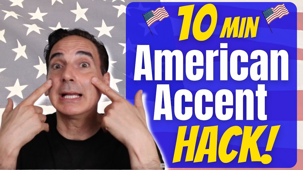 How to sound like a native American  with one simple HACK! 🇺🇸 :  American Accent Training Practice