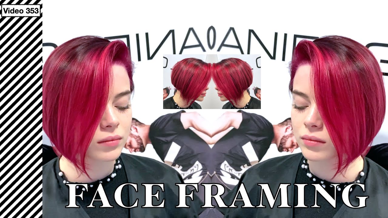 Red Hair Face Framing Technique