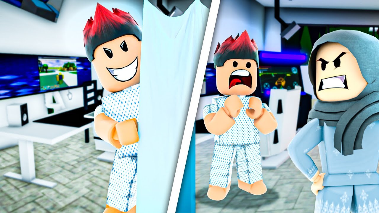 Jangan Bagitahu Doktor! Aku Bina Bilik Gaming Rahsia Dekat Hospital (Roblox Malaysia)
