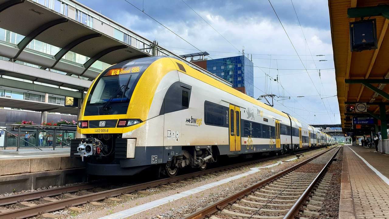 Ansagen Rheintalbahn RE 7 Karlsruhe Basel Desiro HC