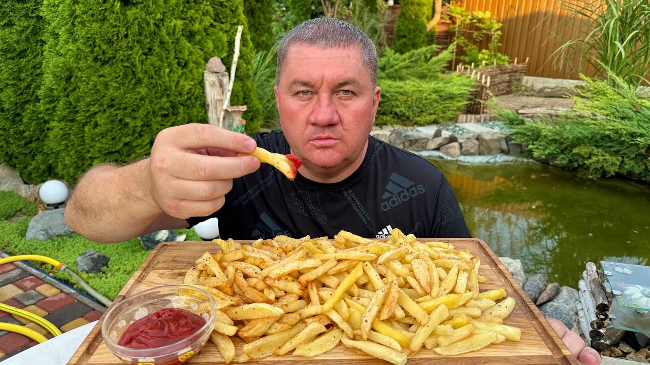 Картофель фри дома | Хрустящий и вкусный