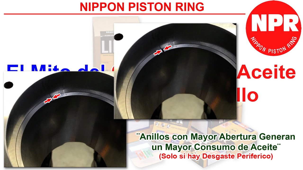 Video: El Mito de la Relación entre el Consumo Aceite y Abertura Anillo de Pistón (NPR)