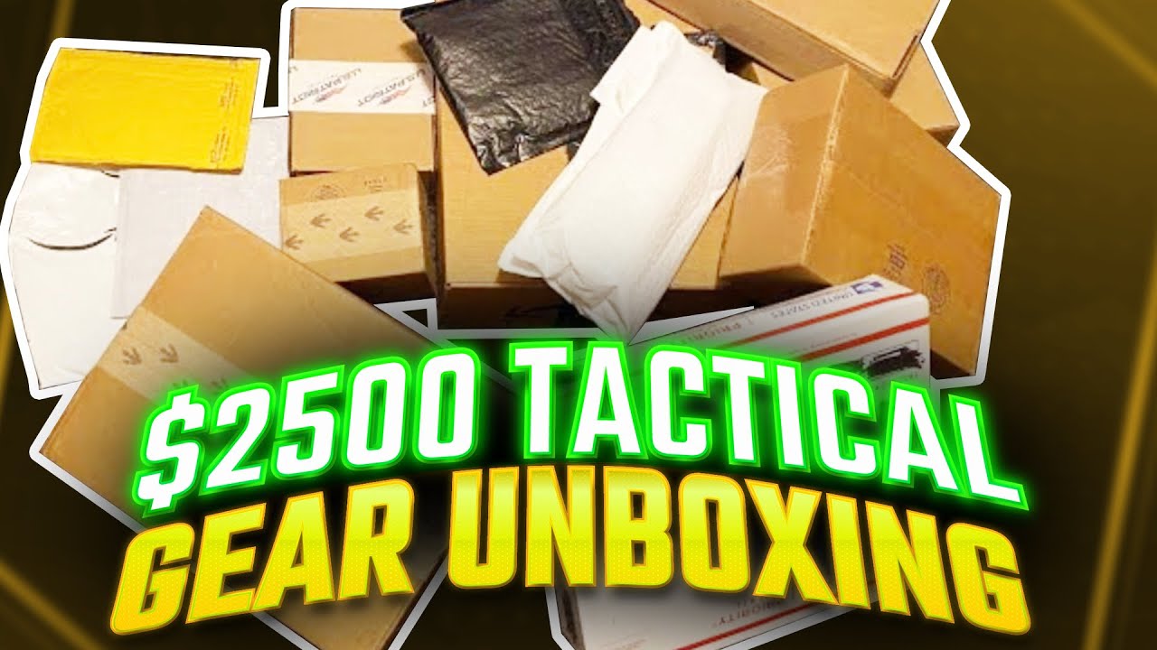 $2,500 Tactical Gear Unboxing!!!
