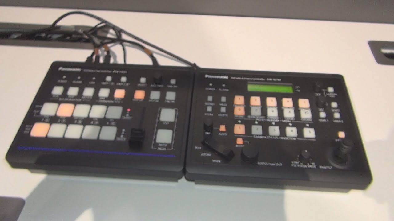 Panasonic AW-HS50 Switcher, AW RP50 Camera Controller, AW-HE130 and AW-UE70 Cameras Review
