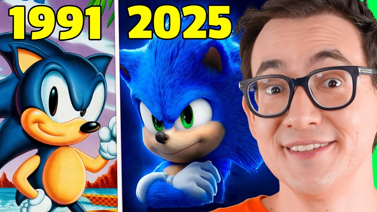 A INCRÍVEL EVOLUÇÃO DO SONIC 1991 - 2025