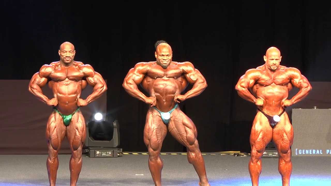 Kai Greene, Dexter Jackson, Branch Warren - 5th Callout - Final - IFBB Pro - EVL Prague 2013