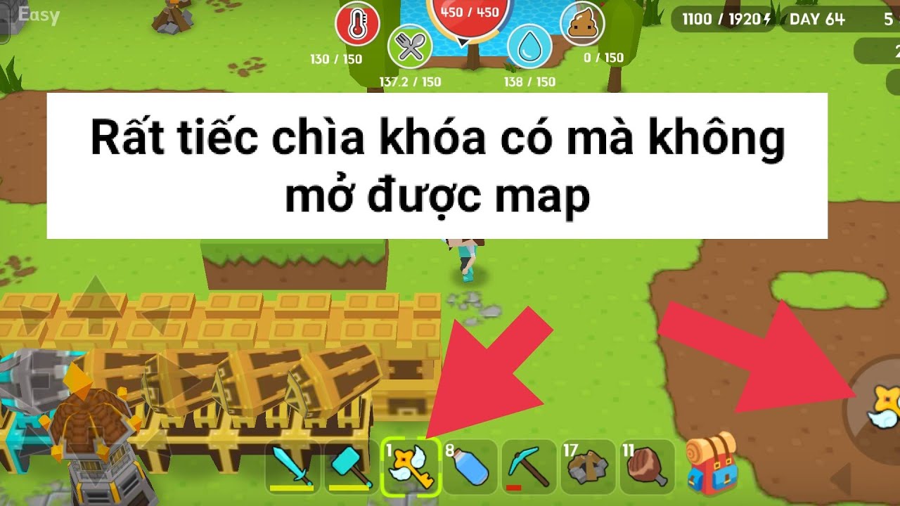 Mine survival - c&oacute; ch&igrave;a kh&oacute;a cũng như kh&ocirc;ng - chuẩn bị qu&agrave; chế độ nomad