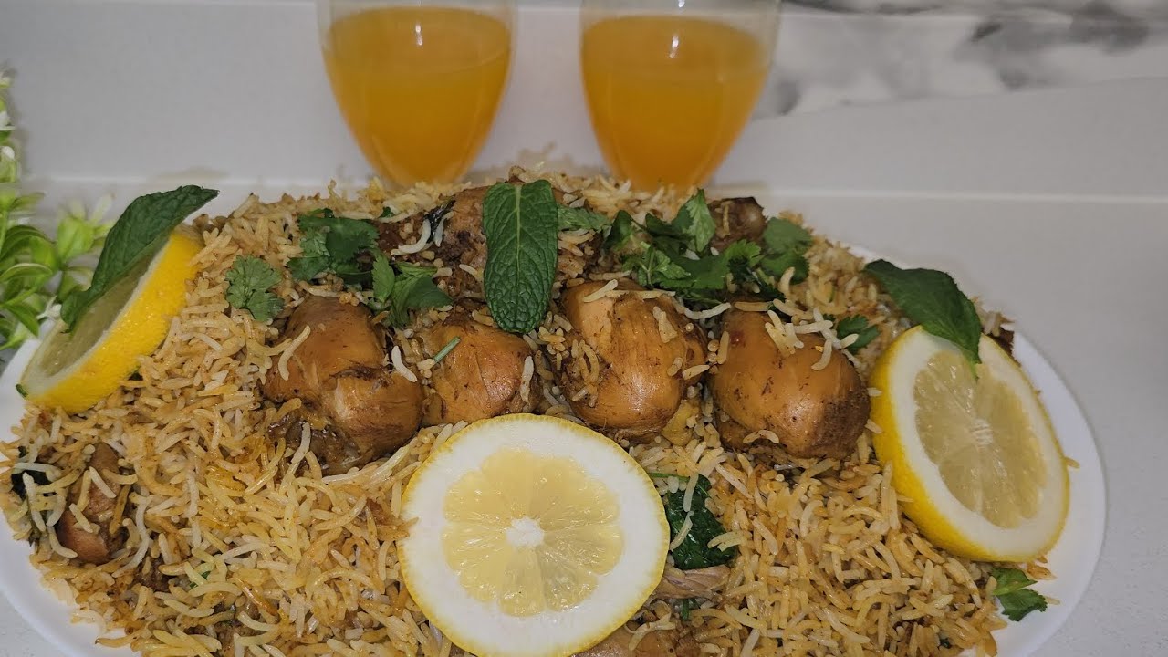 بریانی ران مرغ برای افطار | Juicy Chicken Drumstick Biryani for Iftar#